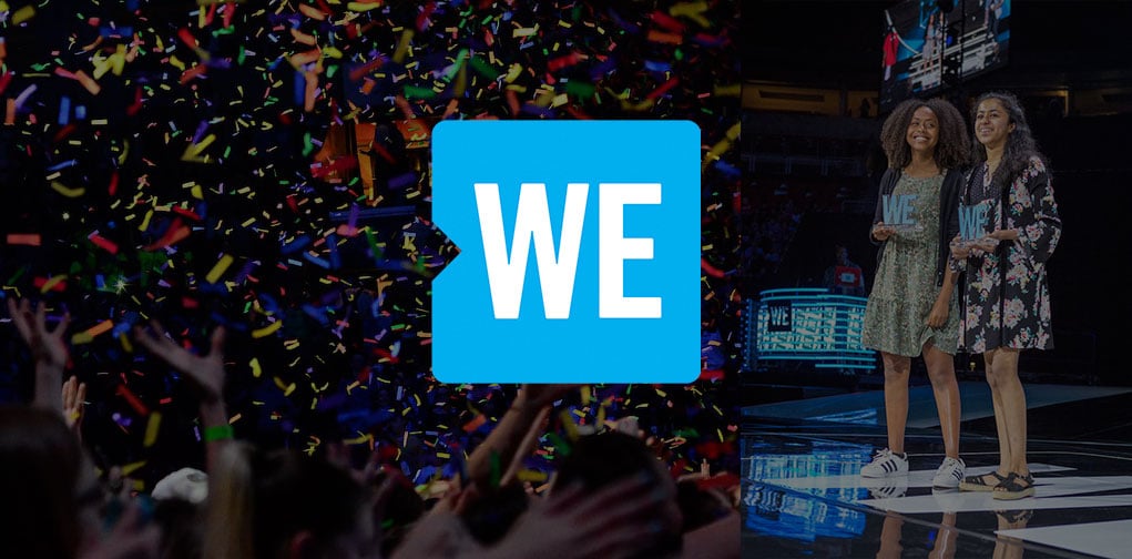 Renton Prep's Students Leah & Welela WE Day Award